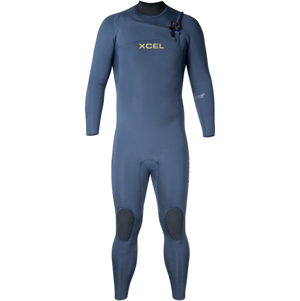 2026 Xcel Da Uomo Comp 4/3mm Chest Zip Muta MN43ZXC4 - Slate Black